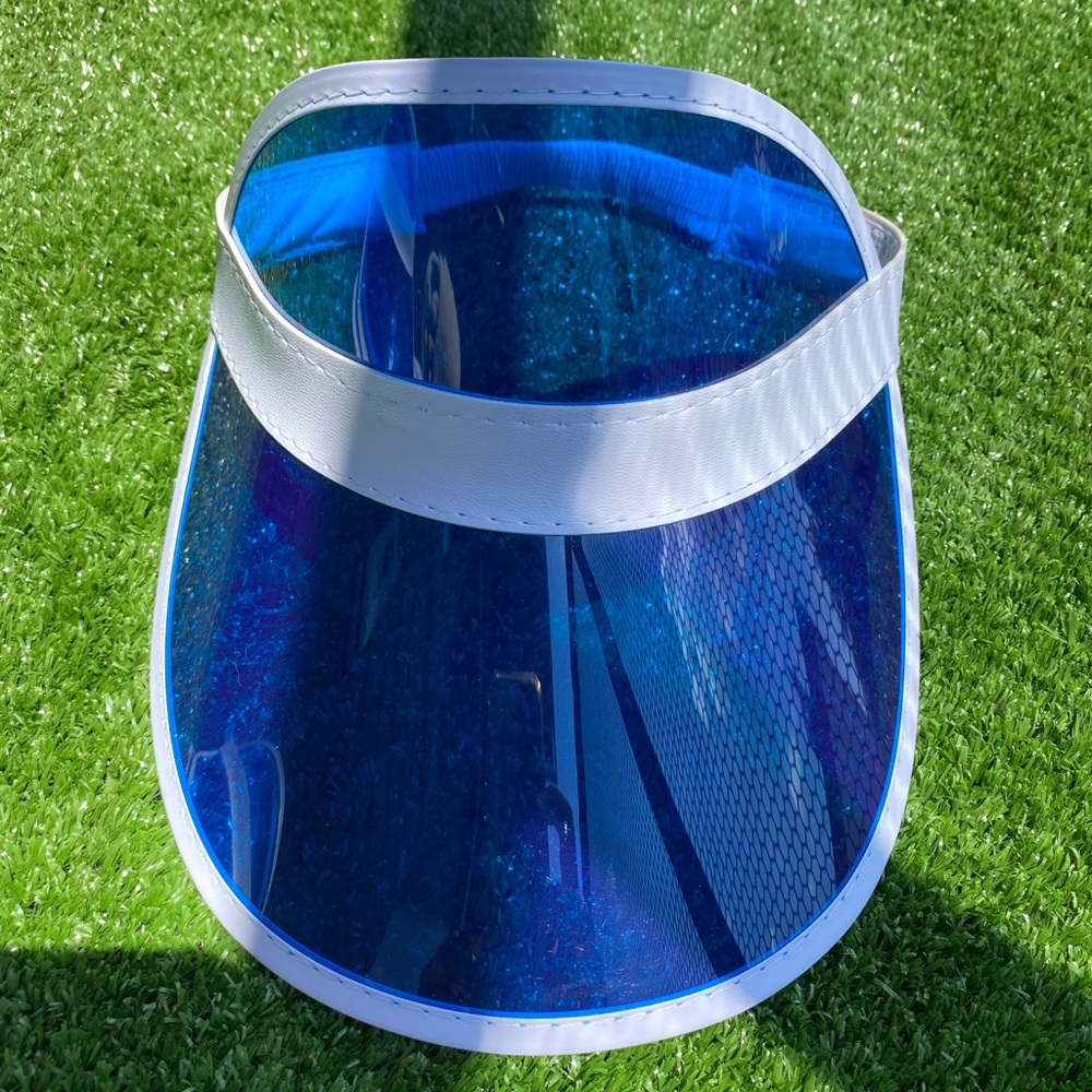 Blue Visor Fashion Visor PVC Visor Sun Hat